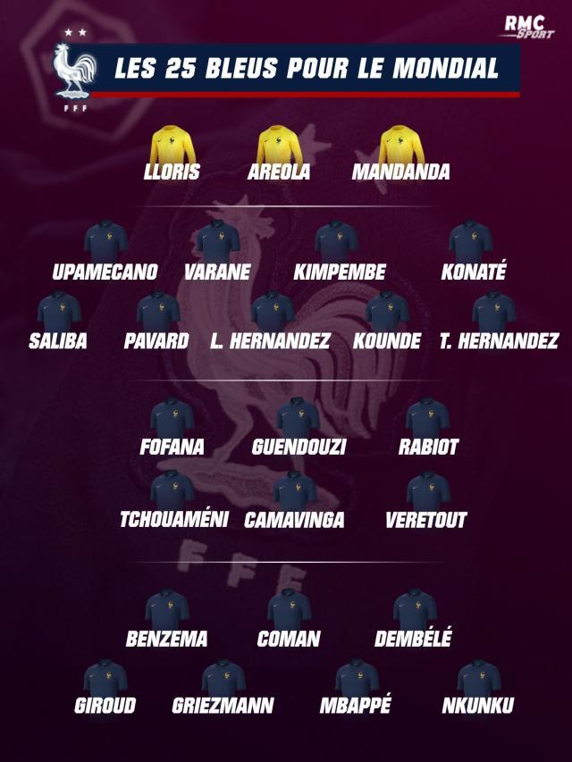 法国队大名单解析：德尚临时变阵，到世界杯再练兵？