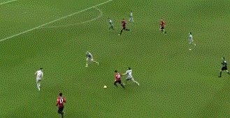 【意杯】吉鲁追平 莱昂加时神吊射 AC米兰3比1晋级